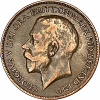 1921 penny obverse